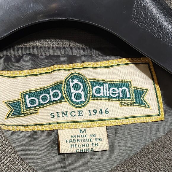 Bob Allen Shooting Jacket Adult Medium Green Elk Creek Hunt Club Kentucky Mens - Picture 8 of 9